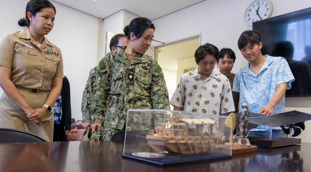 USNMRTC Japanese Fellows Visit to Waterfront Operations Department at SRF JRMC