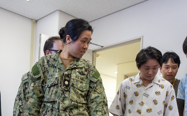 USNMRTC Japanese Fellows Visit to Waterfront Operations Department at SRF JRMC