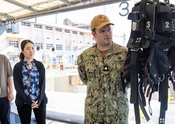 USNMRTC Japanese Fellows Visit to Waterfront Operations Department at SRF JRMC