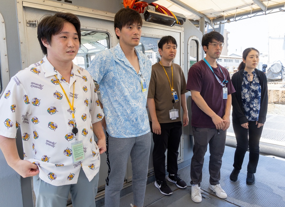 USNMRTC Japanese Fellows Visit to Waterfront Operations Department at SRF JRMC