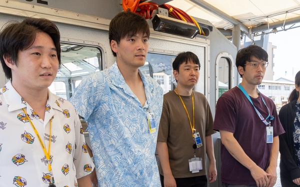 USNMRTC Japanese Fellows Visit to Waterfront Operations Department at SRF JRMC