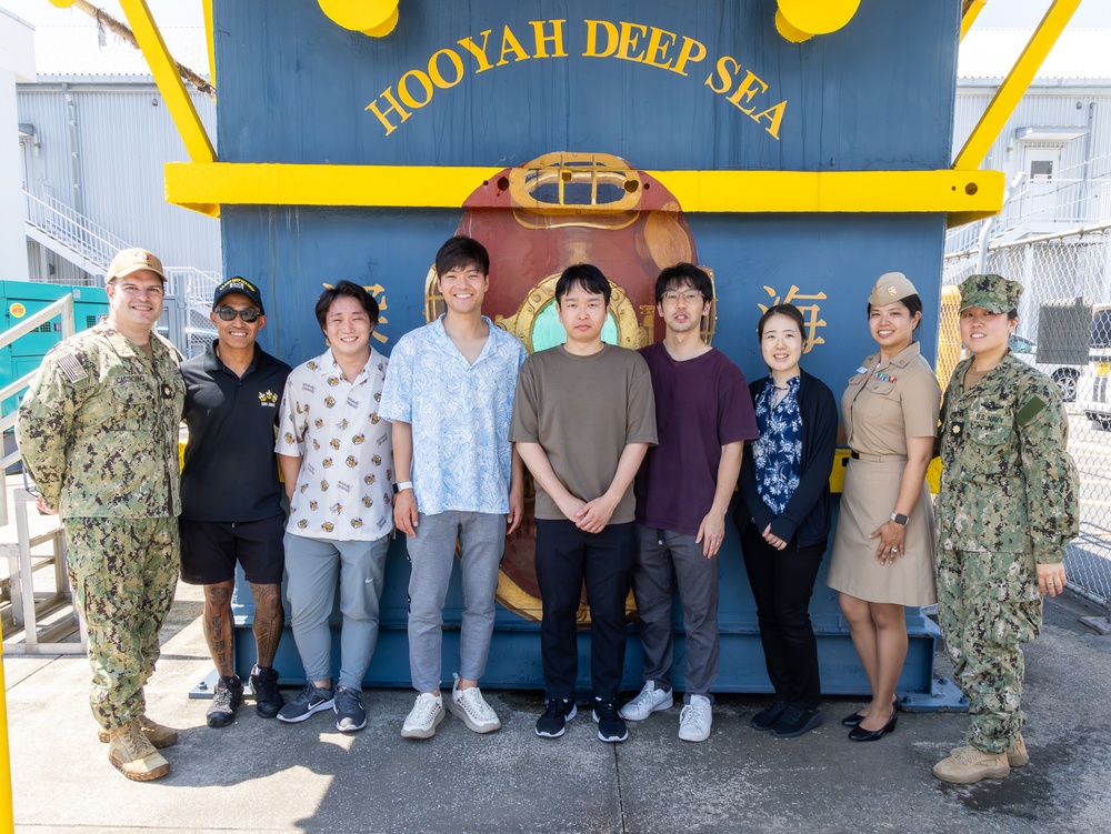 USNMRTC Japanese Fellows Visit to Waterfront Operations Department at SRF JRMC