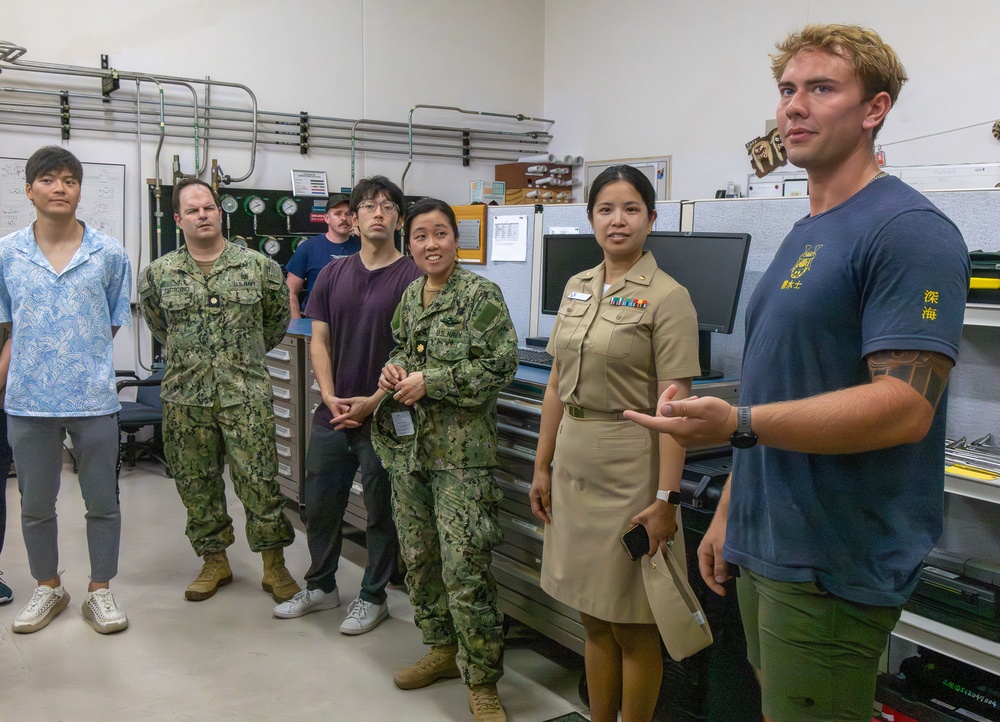 USNMRTC Japanese Fellows Visit to Waterfront Operations Department at SRF JRMC