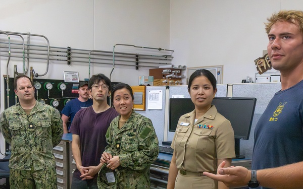 USNMRTC Japanese Fellows Visit to Waterfront Operations Department at SRF JRMC