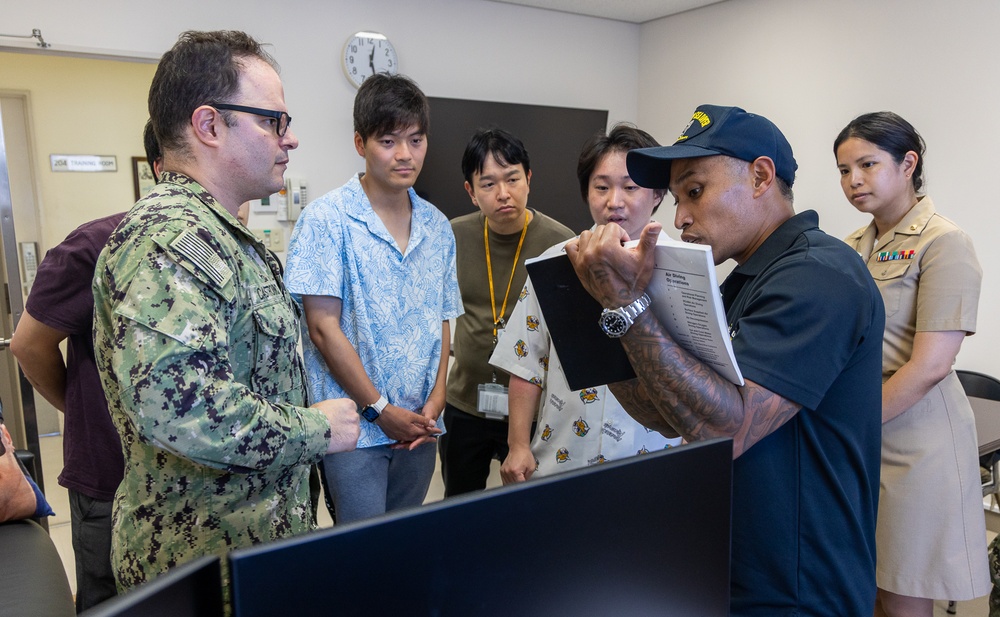 USNMRTC Japanese Fellows Visit to Waterfront Operations Department at SRF JRMC