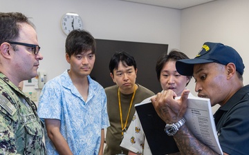 USNMRTC Japanese Fellows Visit to Waterfront Operations Department at SRF JRMC