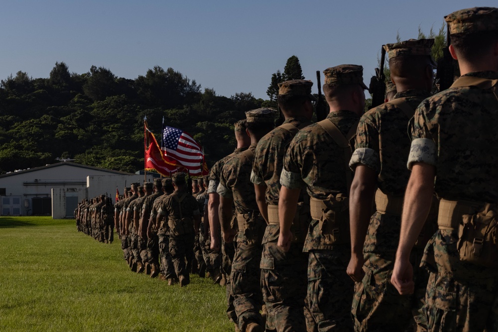 Headquarters Battalion, 3d Marine Division Conducts Change of Command Ceremony