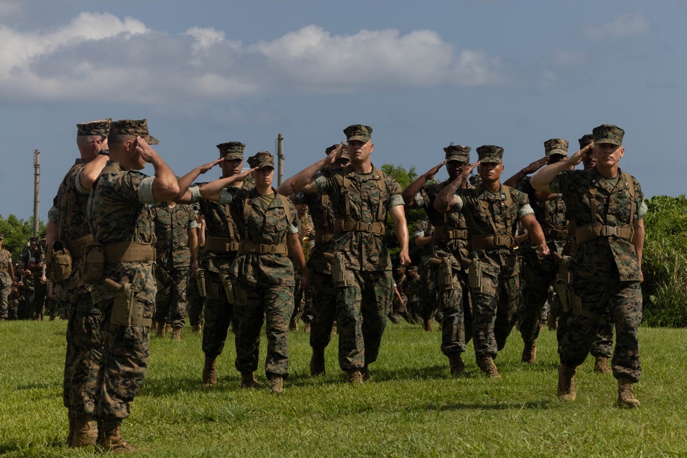 Headquarters Battalion, 3d Marine Division Conducts Change of Command Ceremony