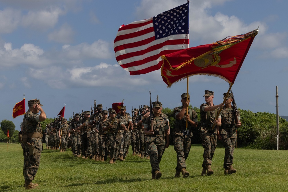 Headquarters Battalion, 3d Marine Division Conducts Change of Command Ceremony