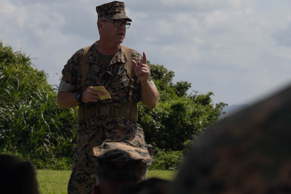 Headquarters Battalion, 3d Marine Division Conducts Change of Command Ceremony