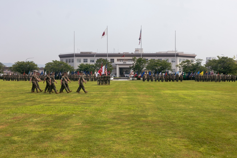 MCAS Iwakuni Change of Command ceremony