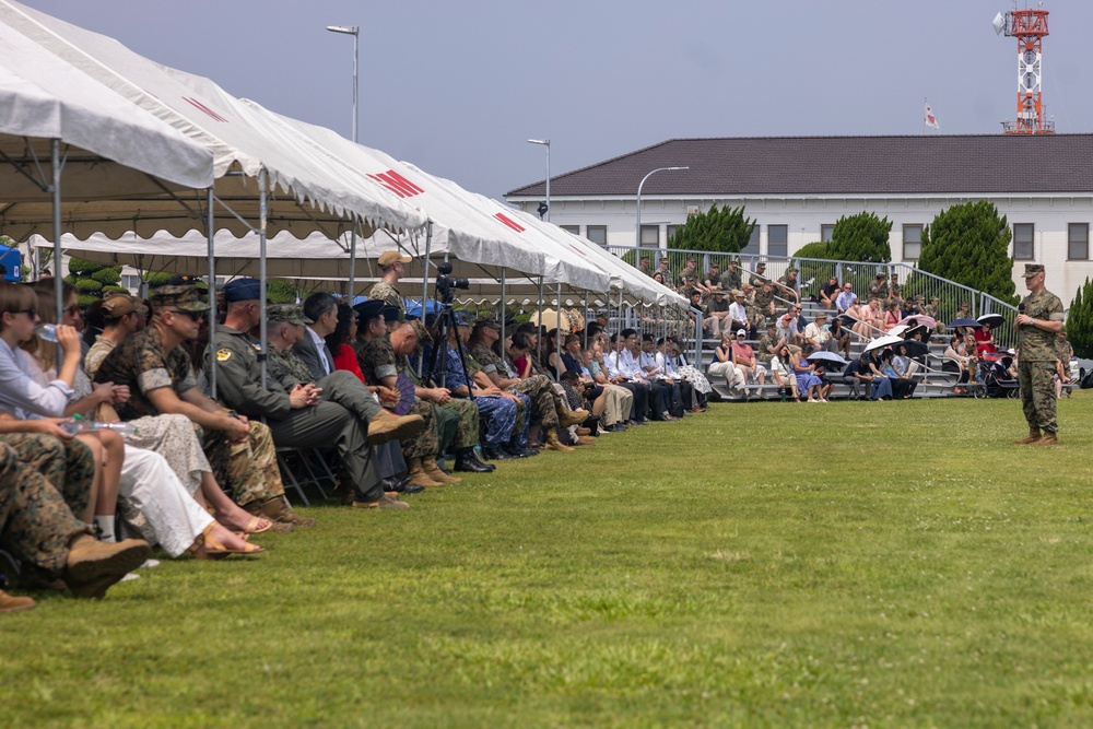 MCAS Iwakuni Change of Command ceremony