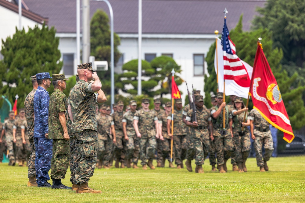 MCAS Iwakuni Change of Command ceremony