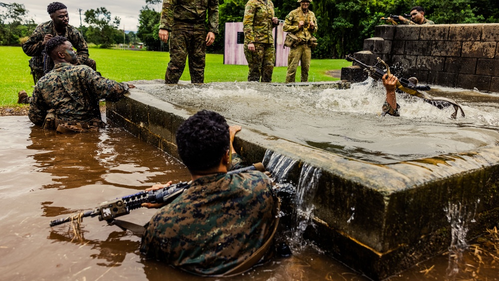 MRF-D 25.3: 3rd Bn., 11th Marines, participates in obstacle course