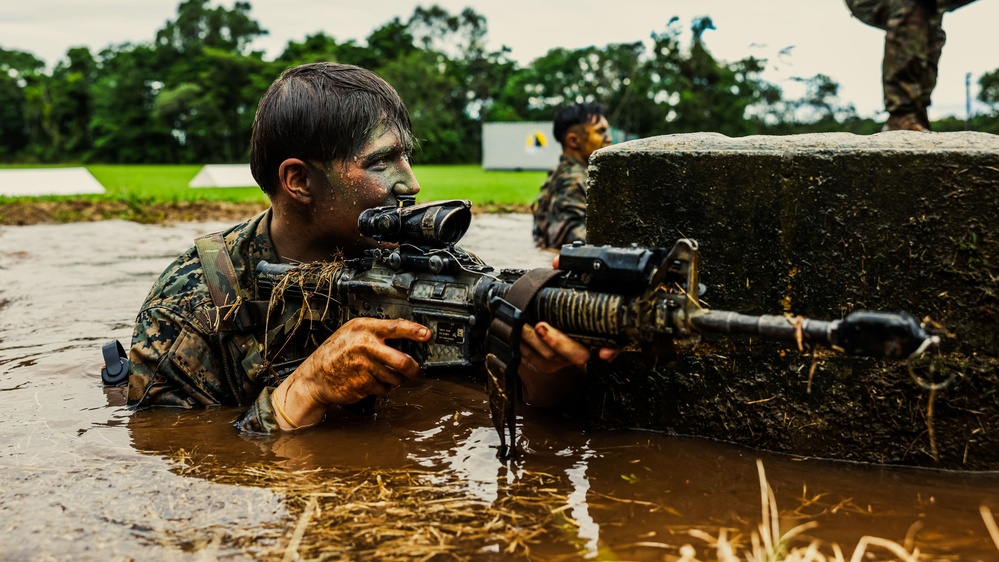MRF-D 25.3: 3rd Bn., 11th Marines, participates in obstacle course