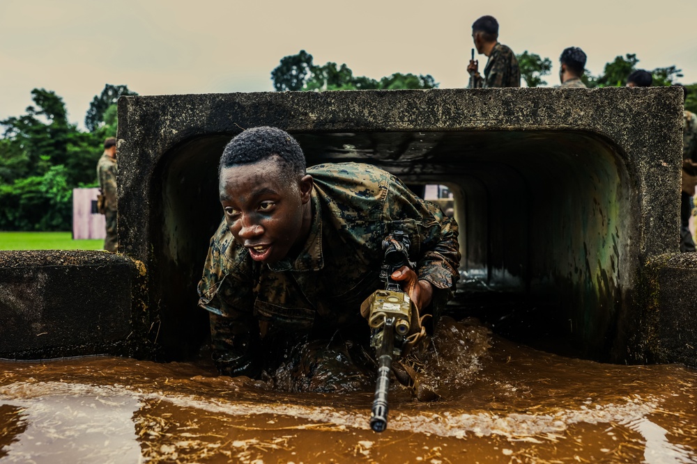 MRF-D 25.3: 3rd Bn., 11th Marines, participates in obstacle course