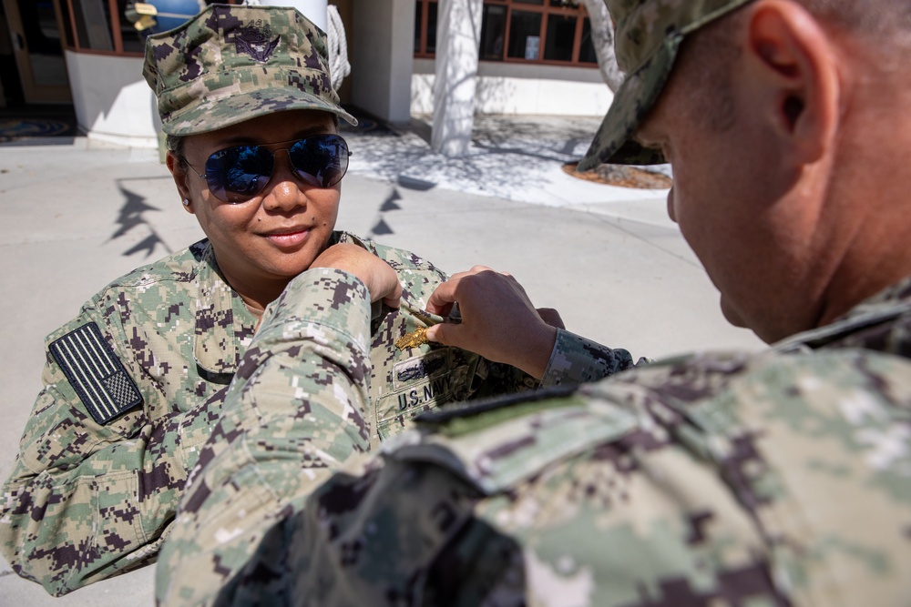 NMCB 4 Lieutenant Awarded SCW, EXW, NAM at Once