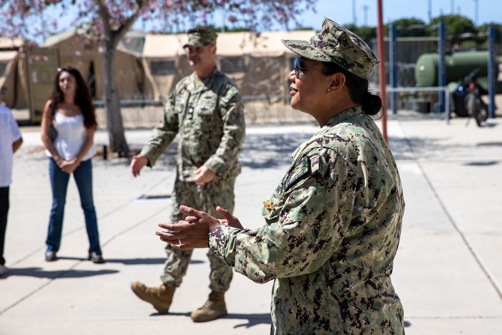 NMCB 4 Lieutenant Awarded SCW, EXW, NAM at Once
