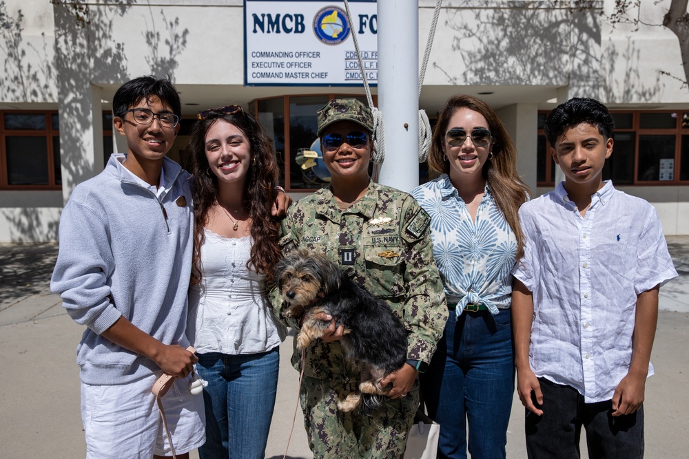 NMCB 4 Lieutenant Awarded SCW, EXW, NAM at Once