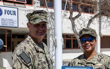NMCB 4 Lieutenant Awarded SCW, EXW, NAM at Once