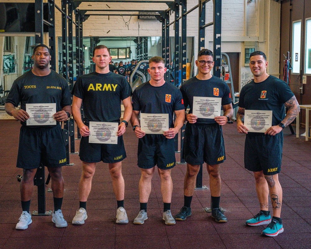 10th AAMDC air defenders graduate Holistic Health &amp; Fitness Academy in Germany
