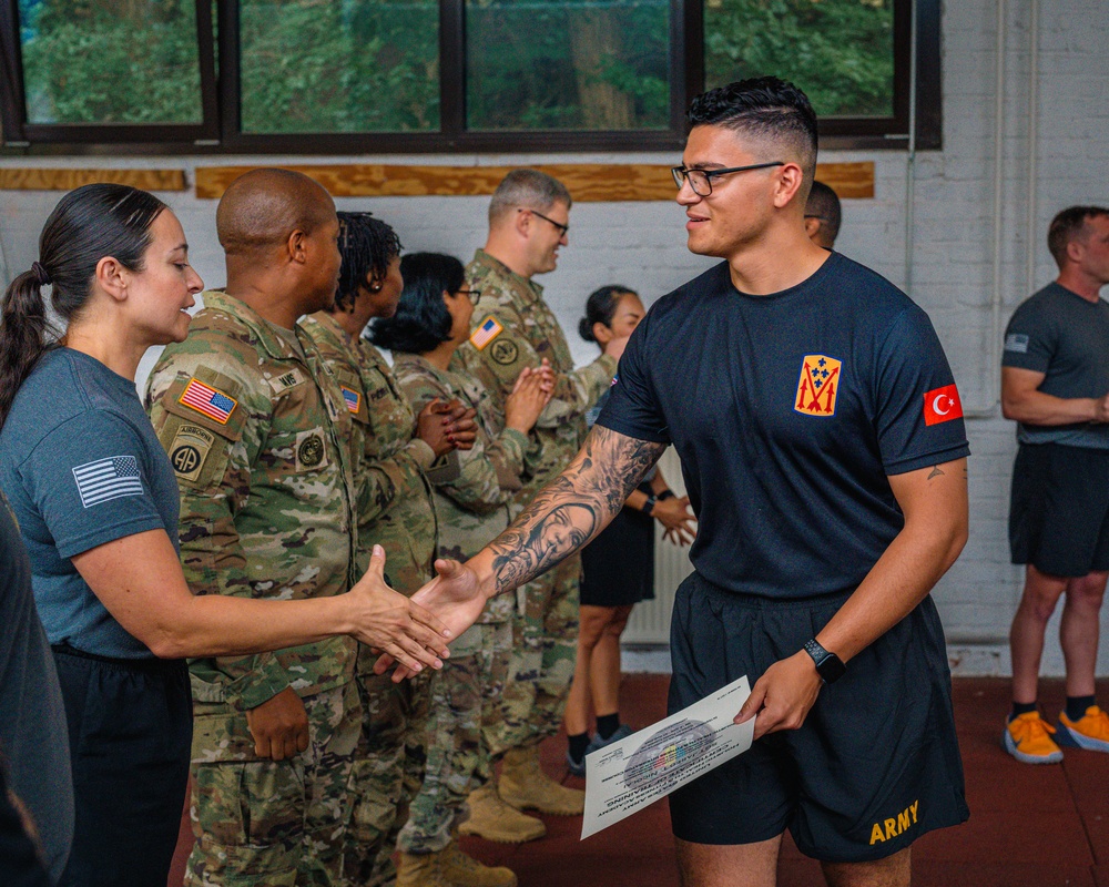 10th AAMDC air defenders graduate Holistic Health &amp; Fitness Academy in Germany