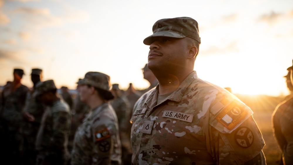 Spc. Tucker Begins Ruck March Training with Task Force Saber in Germany