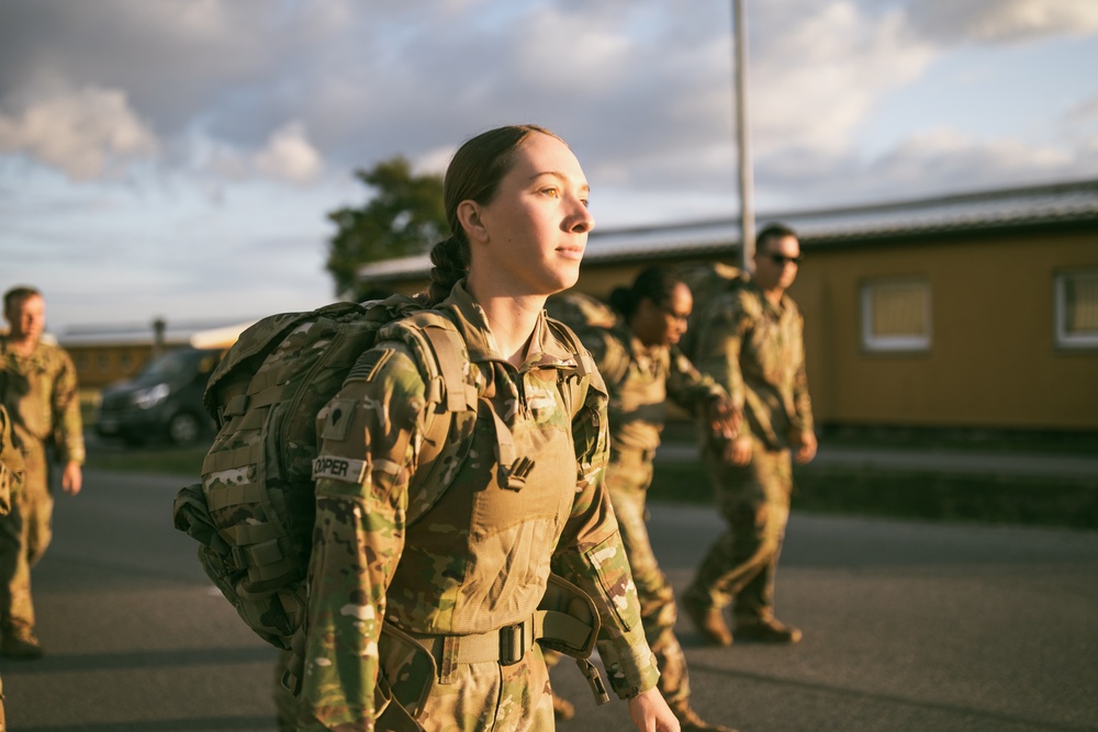 Spc. Cooper Strengthens Readiness During Ruck Training in Germany