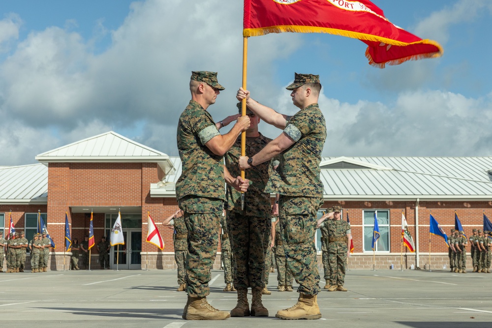 Marine Air Support Squadron 1 change of command ceremony
