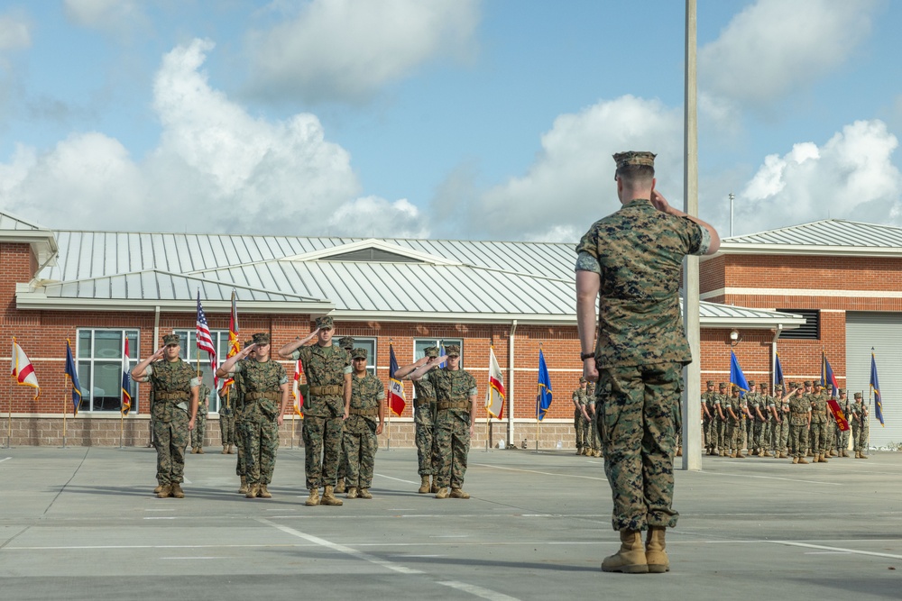 Marine Air Support Squadron 1 change of command ceremony