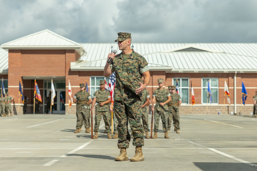 Marine Air Support Squadron 1 change of command ceremony