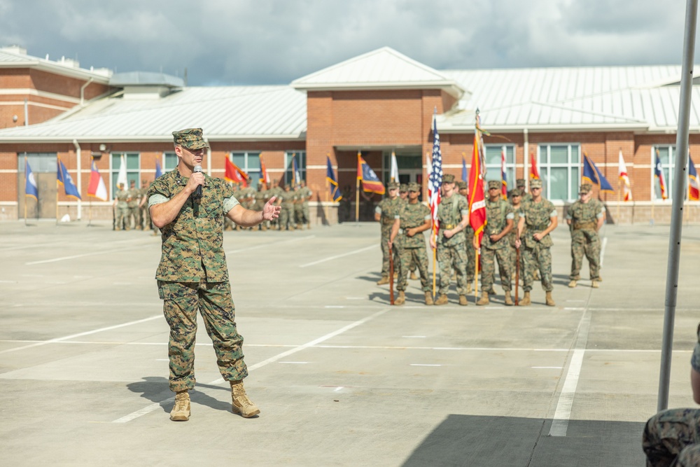 Marine Air Support Squadron 1 change of command ceremony