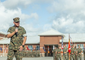 Marine Air Support Squadron 1 change of command ceremony