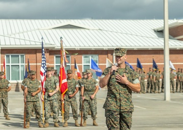 Marine Air Support Squadron 1 change of command ceremony