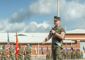 Marine Air Support Squadron 1 change of command ceremony