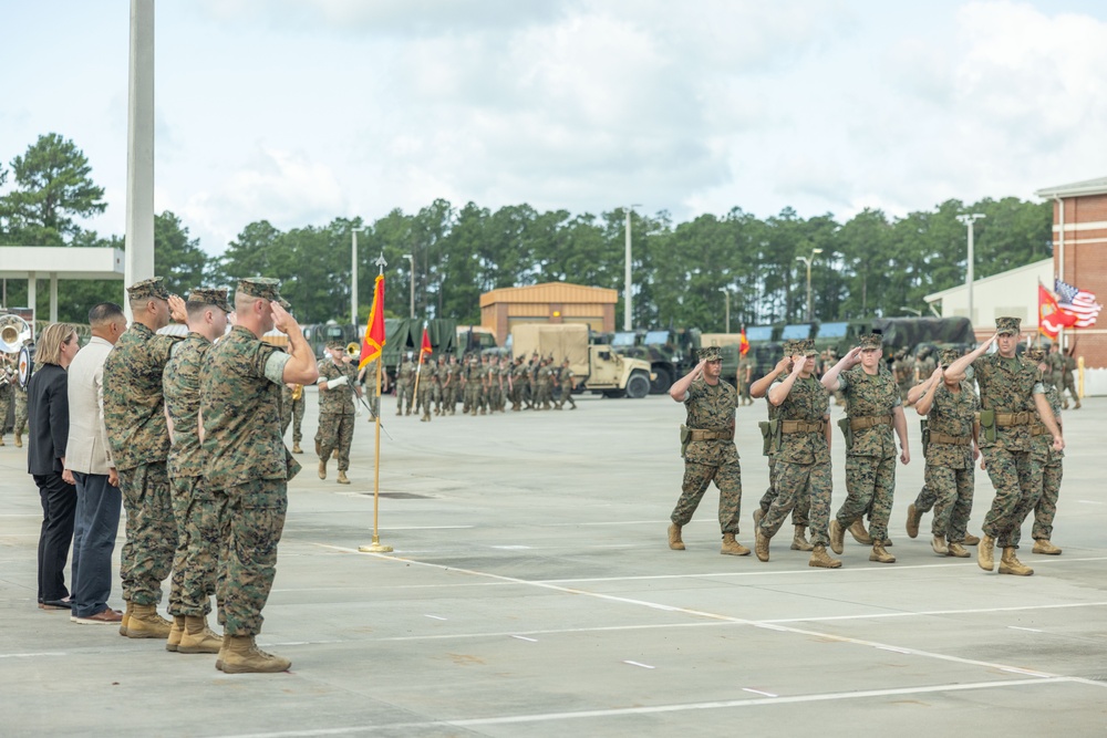 Marine Air Support Squadron 1 change of command ceremony