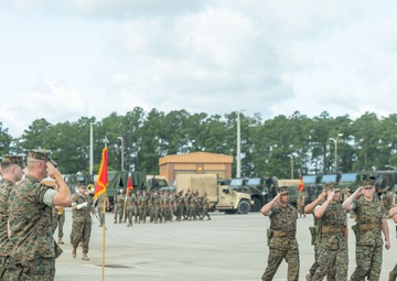 Marine Air Support Squadron 1 change of command ceremony