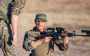 Coalition Members Conduct Weapons Training at Beneslawa Range