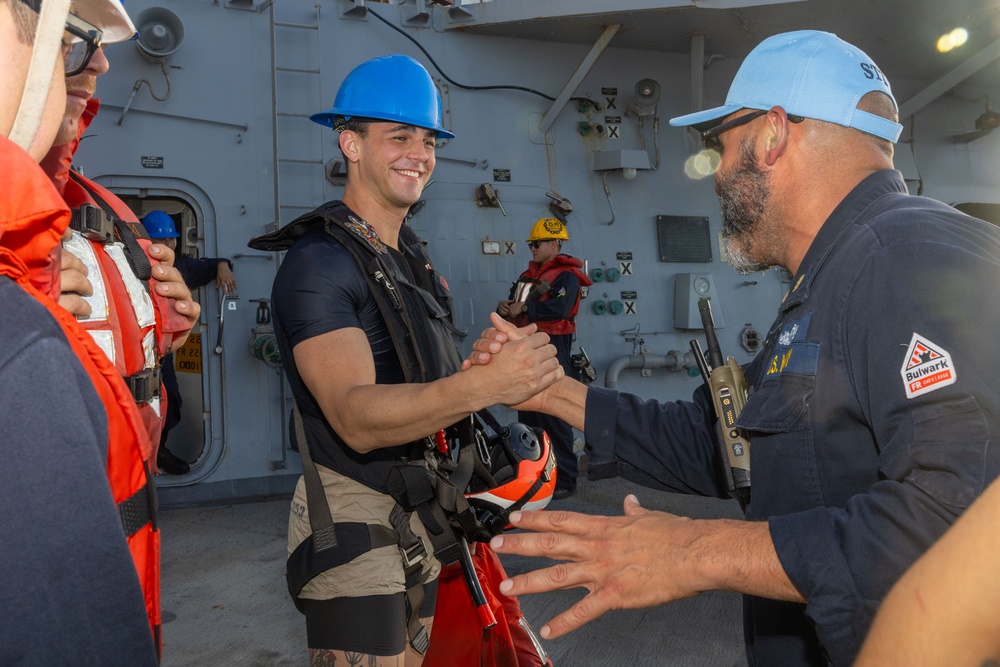 USS Paul Ignatius Man Overboard Drill