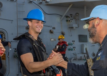 USS Paul Ignatius Man Overboard Drill