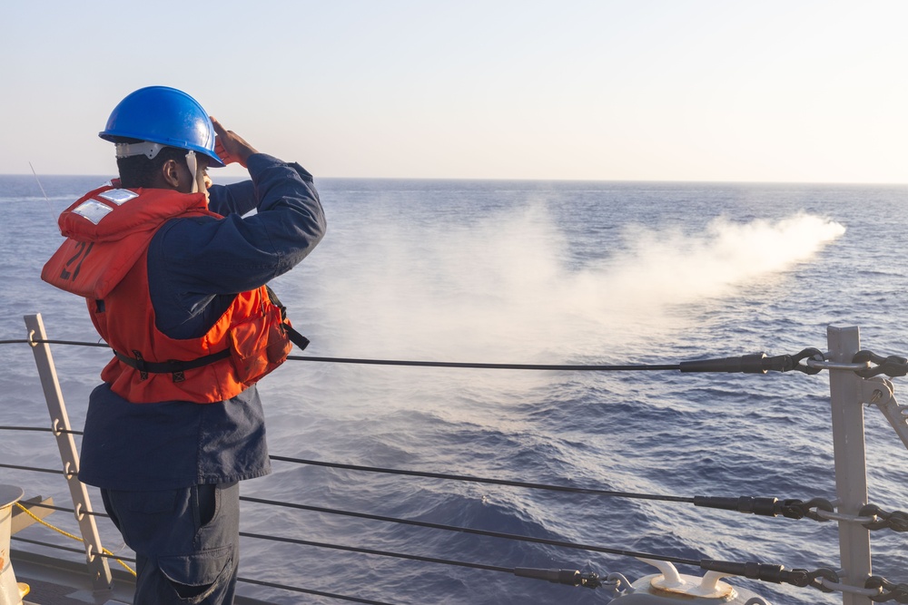 USS Paul Ignatius Man Overboard Drill