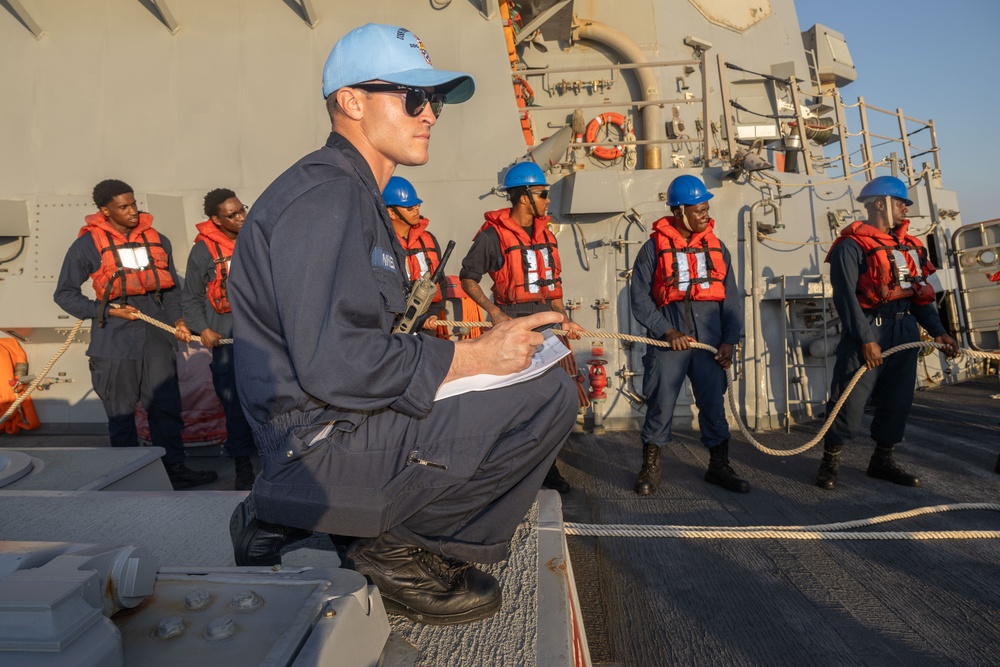 USS Paul Ignatius Man Overboard Drill