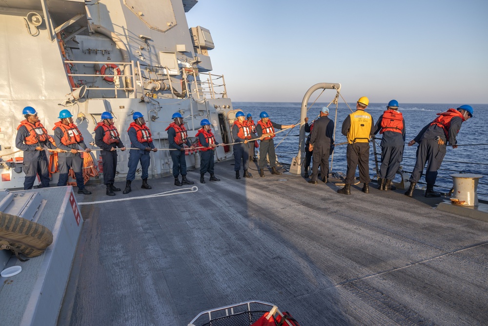 USS Paul Ignatius Man Overboard Drill