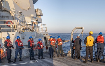 USS Paul Ignatius Man Overboard Drill
