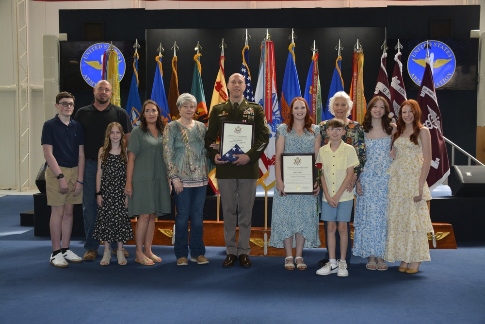 Fort Rucker Quarterly Retirement Ceremony April 2025