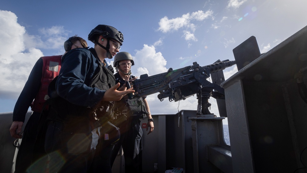 USS Gerald R. Ford (CVN 78) Conducts Live-Fire Exercises