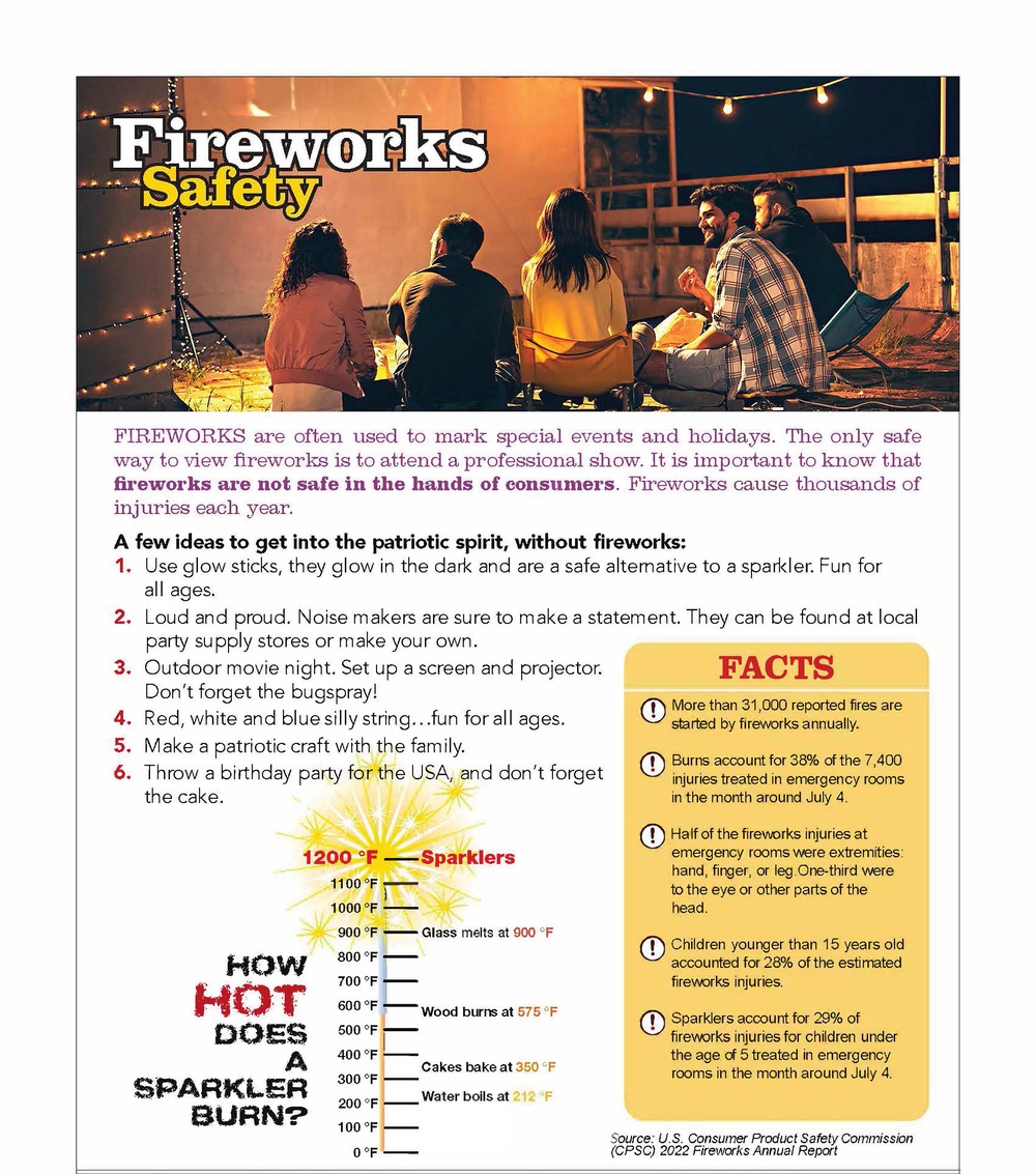 Arnold AFB Fire and Emergency Services offers advice for safer Fourth of July