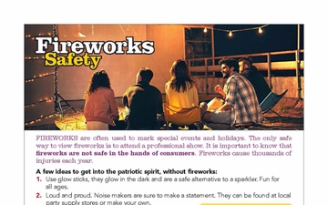 Arnold AFB Fire and Emergency Services offers advice for safer Fourth of July
