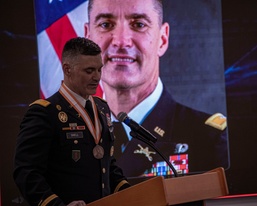 Project Manager Integrated Enterprise Network holds change of charter and retirement ceremonies