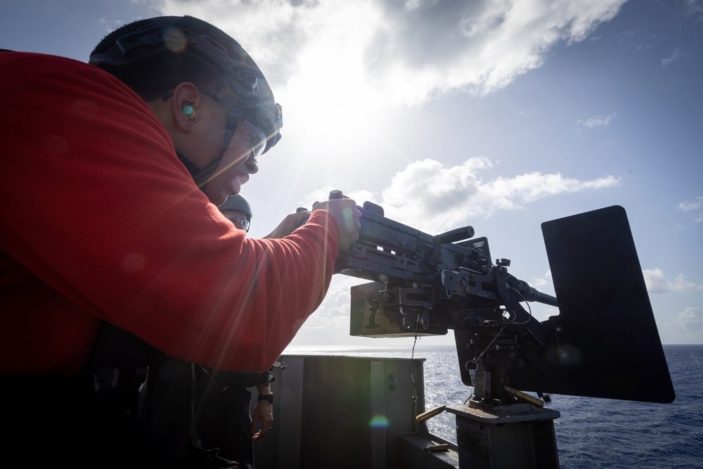 USS Gerald R. Ford (CVN 78) Conducts Live-Fire Exercises